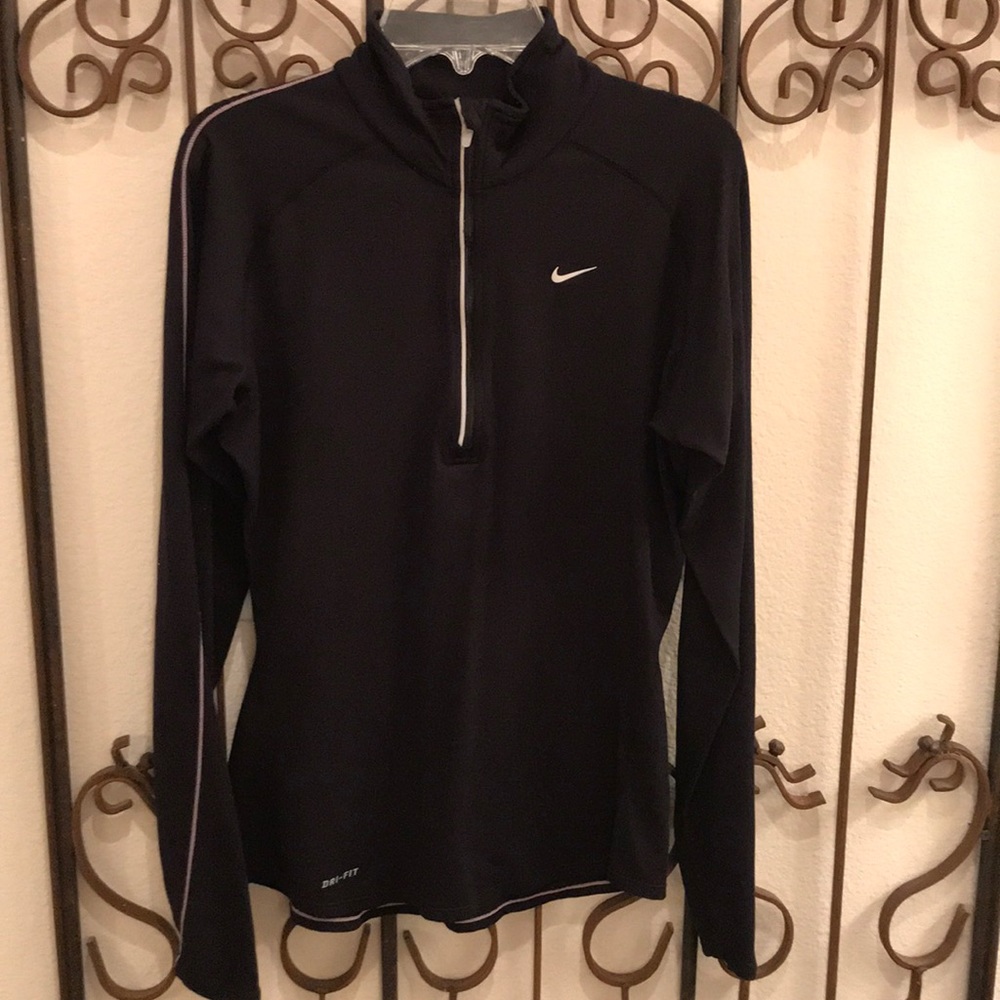 Nike Dri-Fit Black half zip